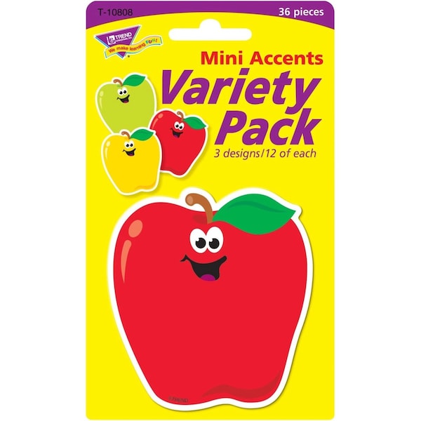 Apples Mini Accents Variety Pack, 36 Pieces, PK6